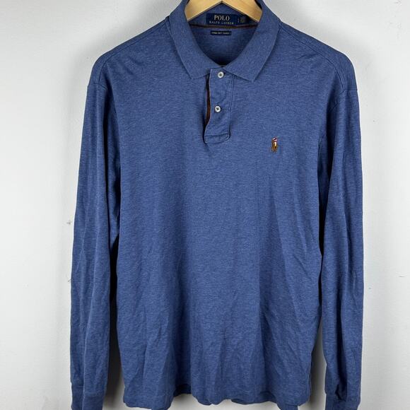 Polo largo Blue Mens - Picture 2 of 4